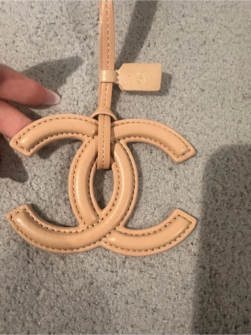 Chanel cc bag charm keychain